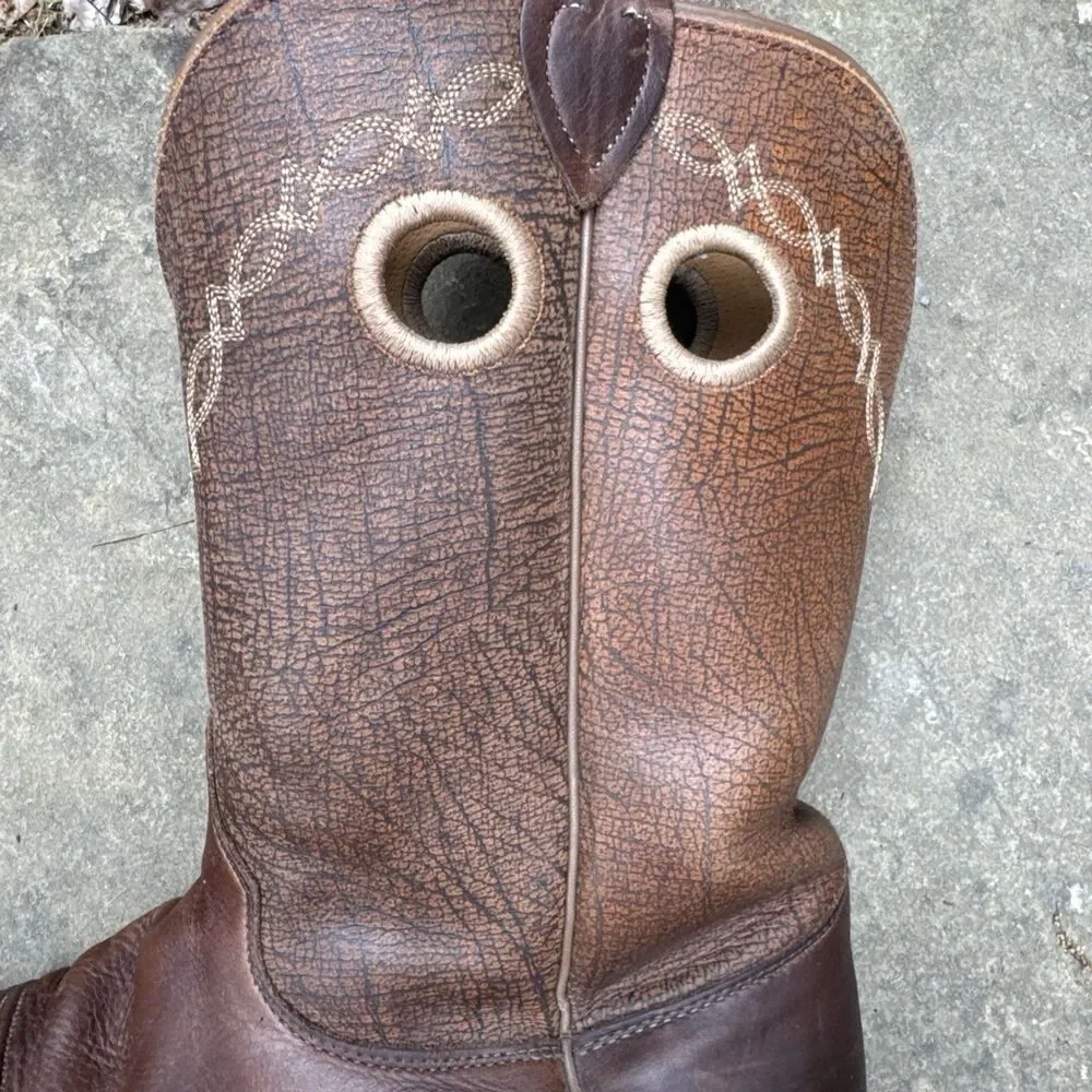 Justin Men's Bent Rail BR773 13D western Cowboy Boot grizzly brown full grain